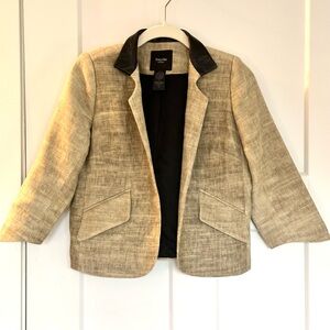 Smythe Beige and Black Women's Blazer